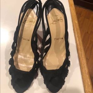 Black Christin Louboutins size 38